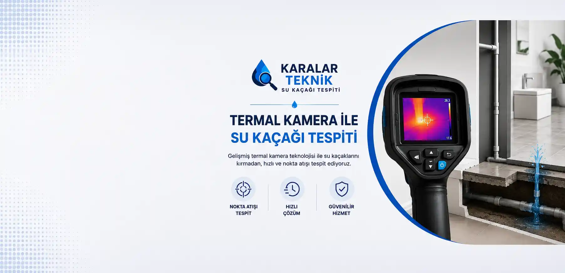 Termal Kamera ile Su Kaçağı Tespiti Avantajları