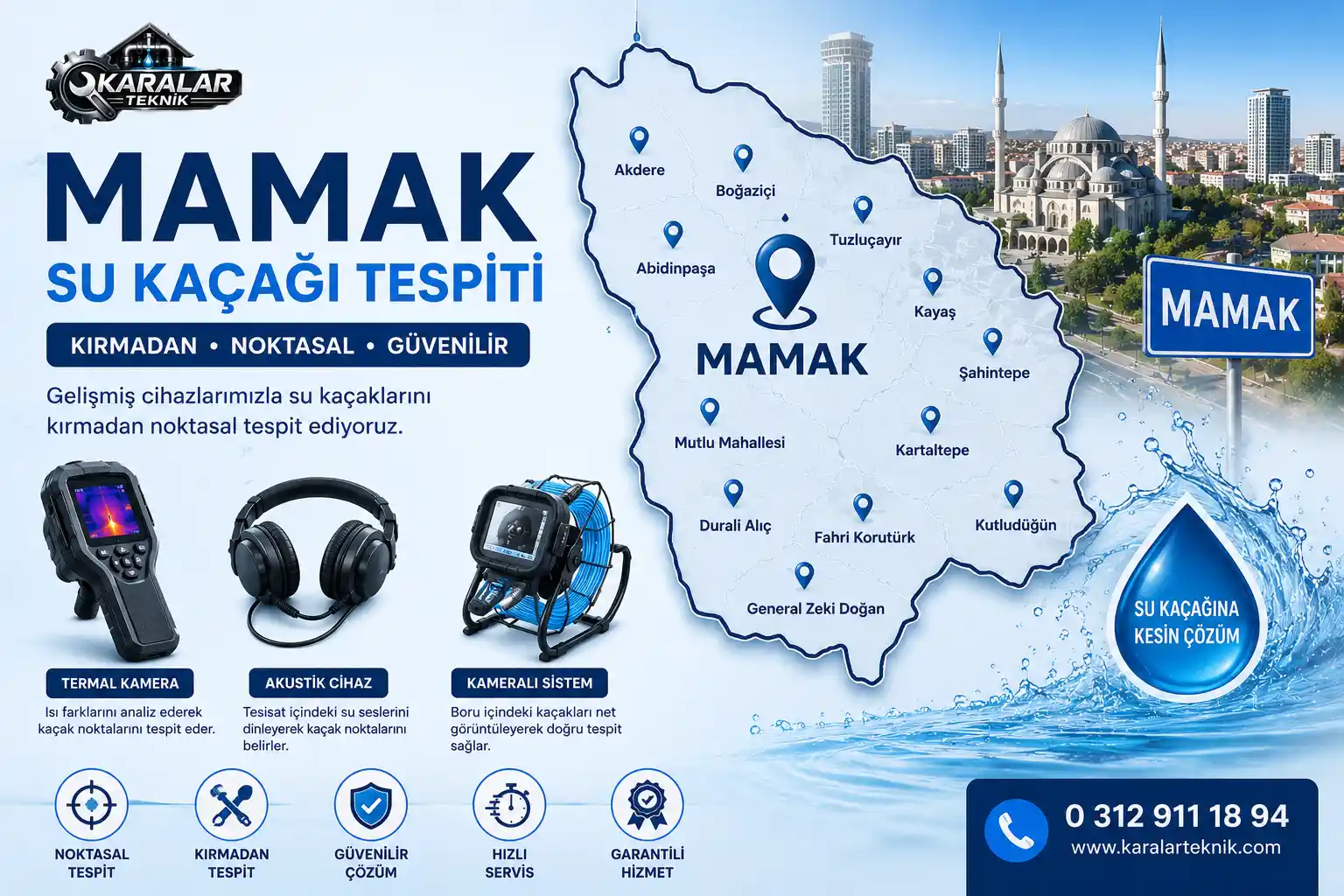 Mamak Su Kaçağı Tespiti